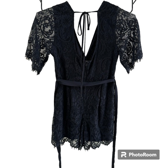 Trixxi Black Lace Romper - Picture 2 of 14